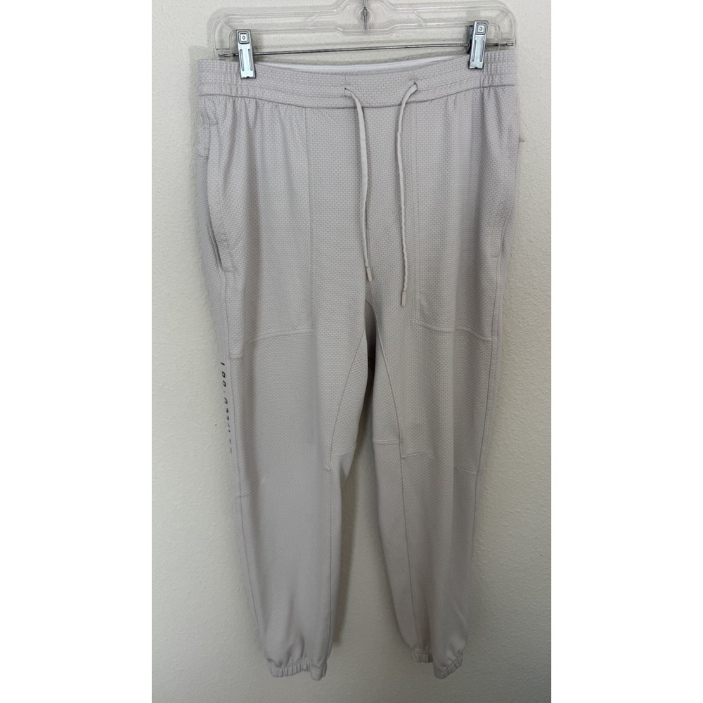 Lululemon Men's Size Medium License to Train Textured Jogger Drawstring Pockets
